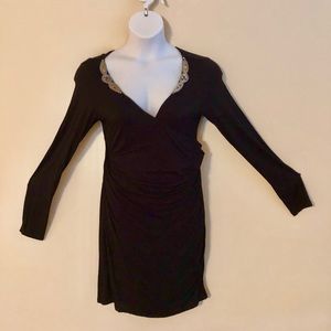 Velvet by Graham and Spencer maternity wrap dress